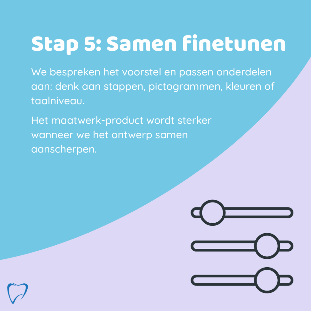 Stap 5 Samen finetunen